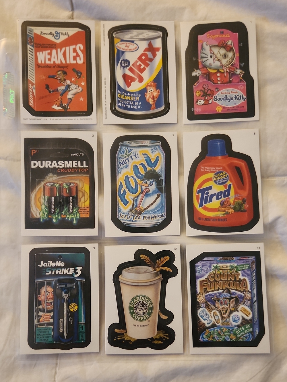 2005 Wacky Packages Trading Cards. This Is NOT A Full Set